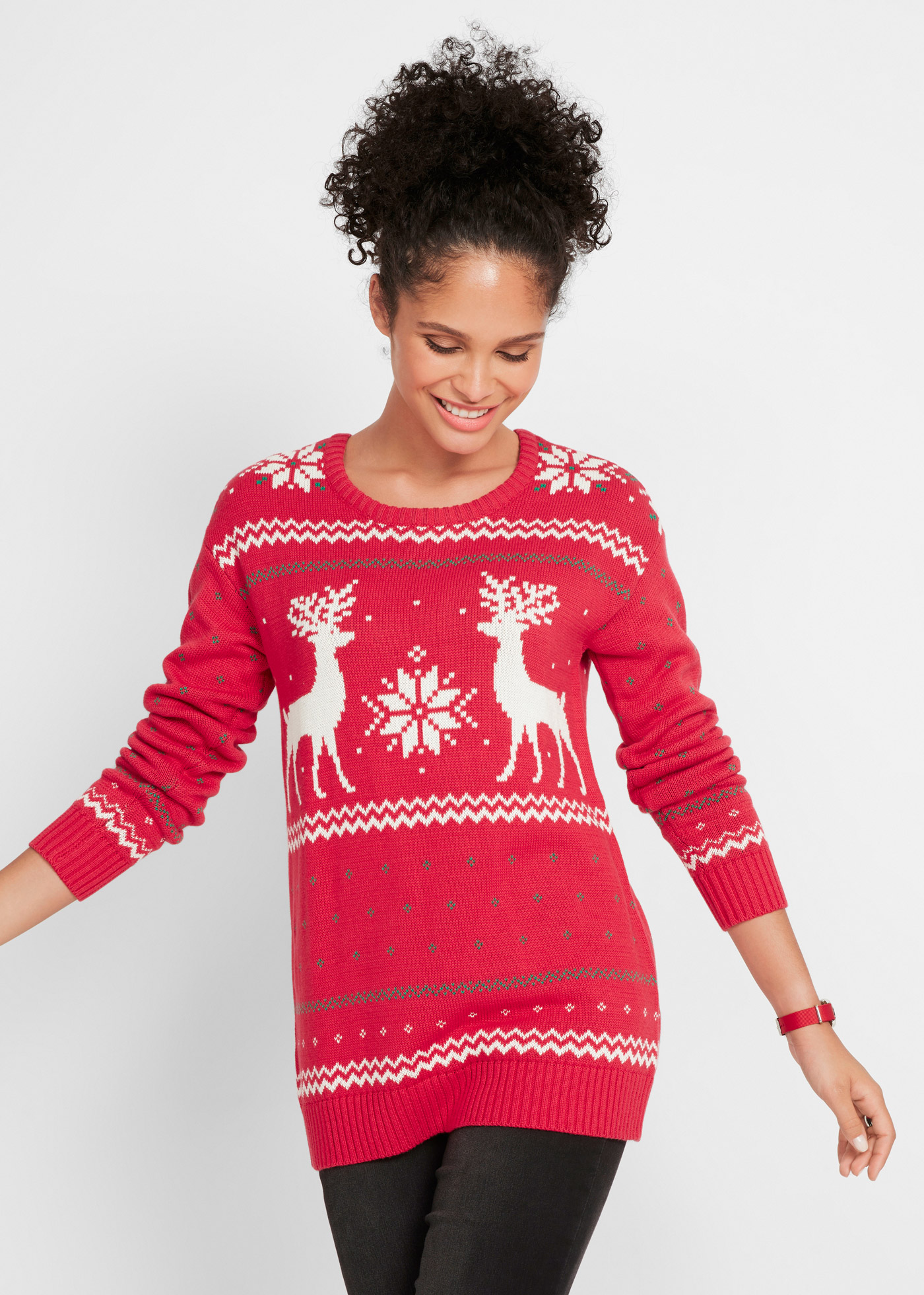 Propadněte kouzlu dámských a pánských vánočních svetrů z Bonprix