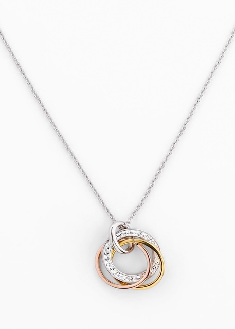 náhrdelník - řetízek - barva stříbrná, zlatá a růžovozlatá