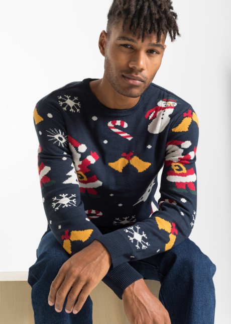 Pánský svetr s vánočním motivem