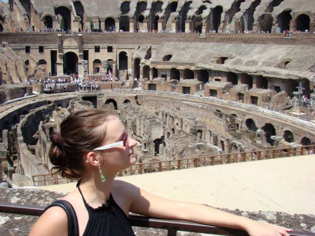 Navštívila jsem s přítelem i Koloseum