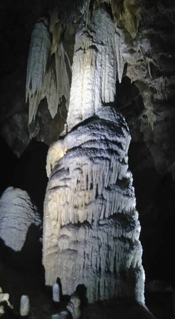 České jeskyně jsou krásné. Tento ukázaz jsem vyfotila v Punkevní jeskyni, když jsem naposledy byla.