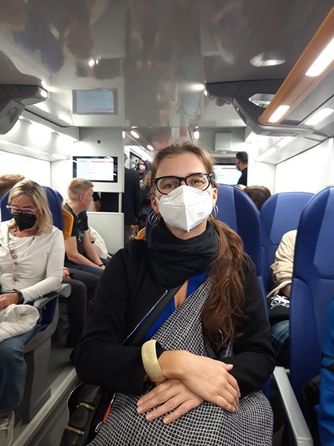 Jízda vlakem v Itálii se mi líbila