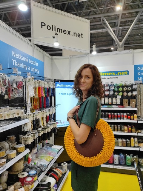 Velký hit polské firmy Polimex...dámská kabelka, kterou si tvoříte textilními materiály do podoby kabelky